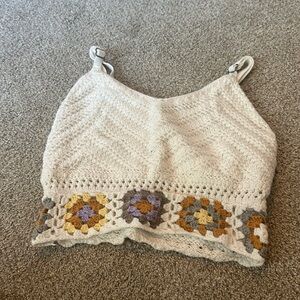 Hollister Crochet Tank Size XS